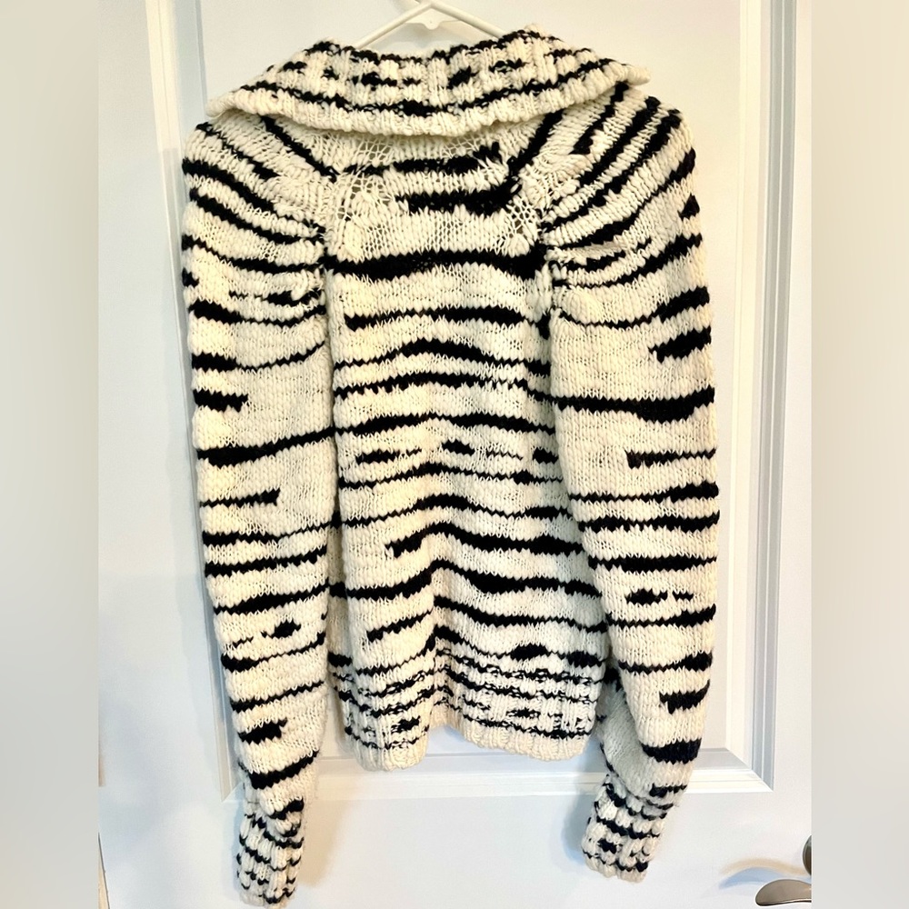 SOLD. ✨Host Pick! ✨ NWOT. Ulla Johnson Zebra striped pullover. - Picture 3 of 6